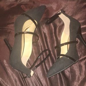 Black Suede High heel